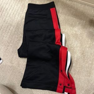 Bandier Wesley Track Pants With Snaps On Bottom of Legs